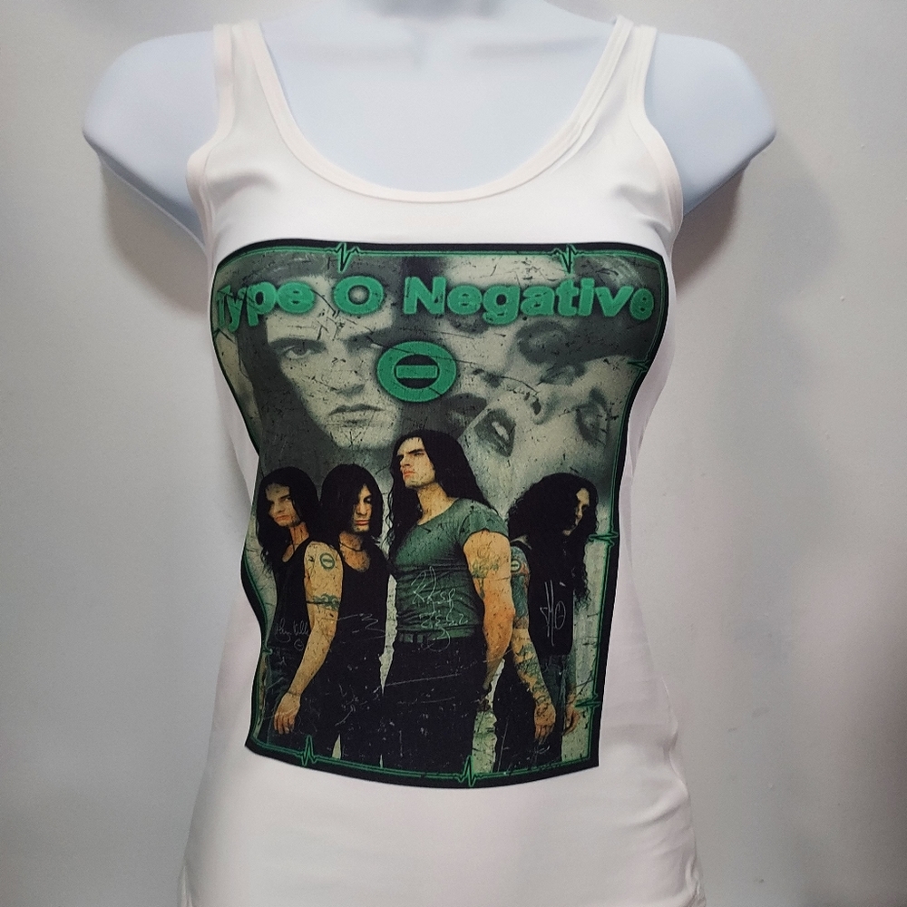 Type o negative tank top goth 90s Peter Steele green doom metal alt October rust